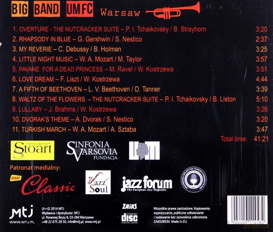 Big Band UMFC Warsaw: Classic on Jazz [CD]