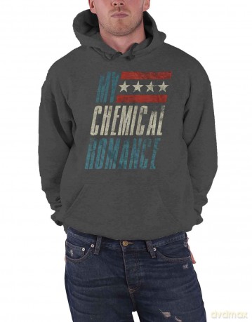 My Chemical Romance: Unisex Pullover Hoodie: Raceway (Charcoal Grey) (X-Large)