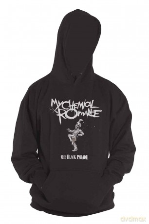 My Chemical Romance: Unisex Pullover Hoodie: The Black Parade Cover (Black) (Medium)