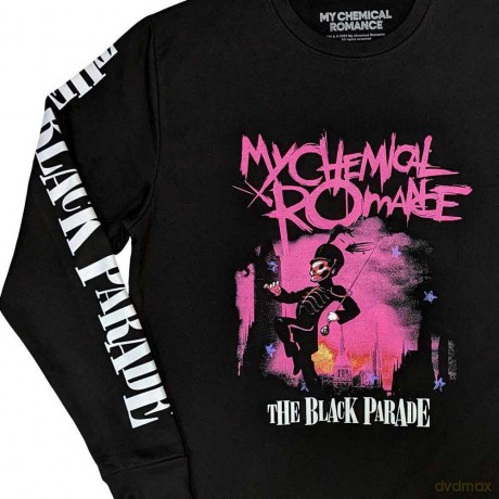 My Chemical Romance: Unisex Sweatshirt: March (Black) (Sleeve Print) (Large)