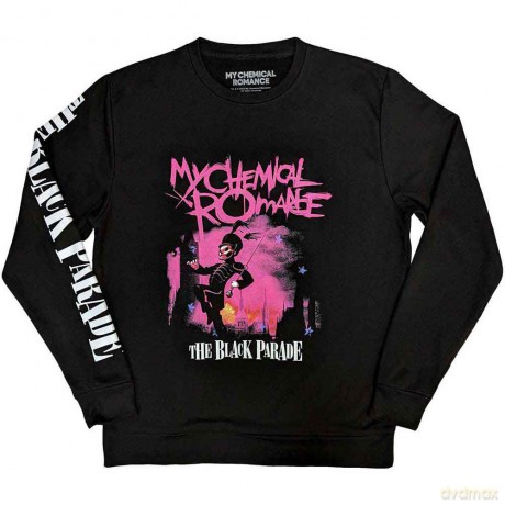 My Chemical Romance: Unisex Sweatshirt: March (Black) (Sleeve Print) (Small)