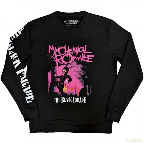 My Chemical Romance: Unisex Sweatshirt: March (Black) (Sleeve Print) (X-Small)
