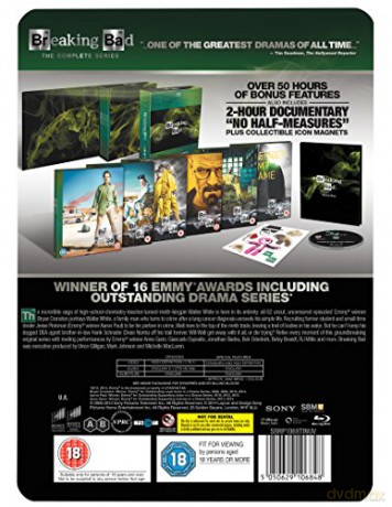Breaking Bad Complete Series Collector's Edition Tin (Edycja kolekcjonerska) Metalbox [Blu-Ray]