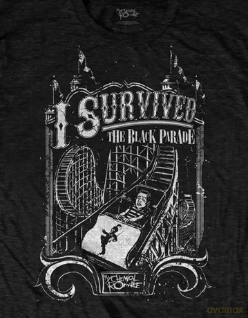 My Chemical Romance: Unisex T-Shirt: I Survived (Black) (X-Large)