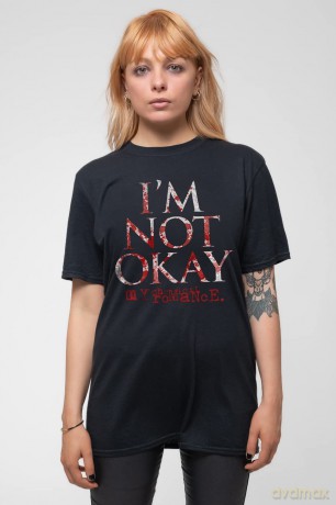 My Chemical Romance: Unisex T-Shirt: I'm Not Okay (Black) (XX-Large)