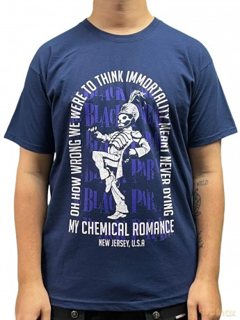 My Chemical Romance: Unisex T-Shirt: Immortality Arch (Navy Blue) (X-Large)