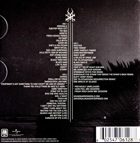 Soundgarden: Echo of miles (Scattered Tracks Across The Path) [3CD] 
