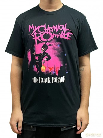 My Chemical Romance: Unisex T-Shirt: March (Black) (Small)