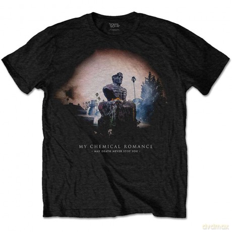 My Chemical Romance: Unisex T-Shirt: May Death Cover (Black) (Large)