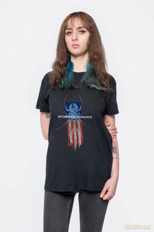 My Chemical Romance: Unisex T-Shirt: Spider (Black) (Large)