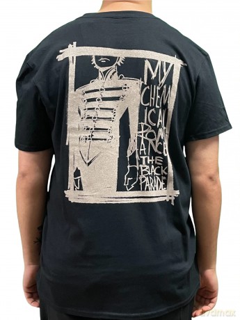 My Chemical Romance: Unisex T-Shirt: XV Marching Frame (Black) (Back Print) (Medium)
