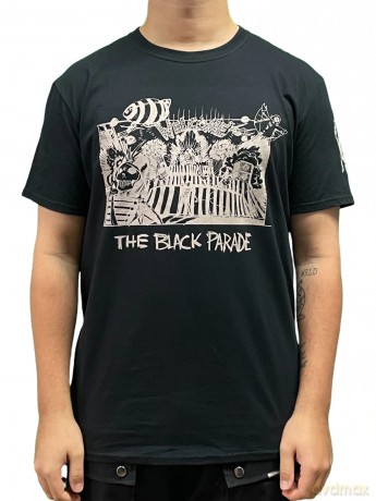 My Chemical Romance: Unisex T-Shirt: XV Marching Frame (Black) (Back Print) (XX-Large)