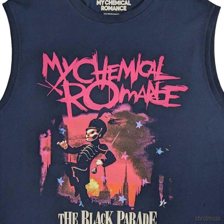 My Chemical Romance: Unisex Tank T-Shirt: March (Navy Blue) (XX-Large)