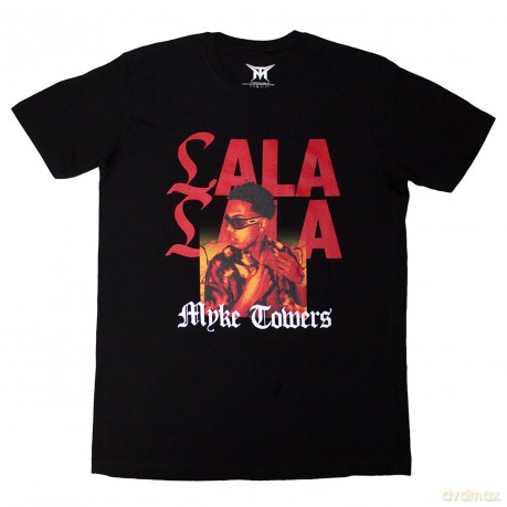 Myke Towers: Unisex T-Shirt: Lala (Black) (Medium)