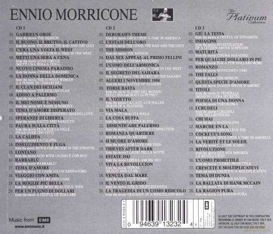 Ennio Morricone - The Platinum Collection [3CD]