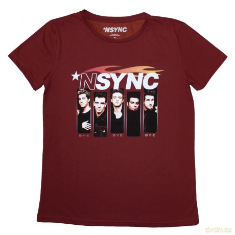 Nsync: NSYNC Ladies T-Shirt: Flame Logo (Red) (X-Large)