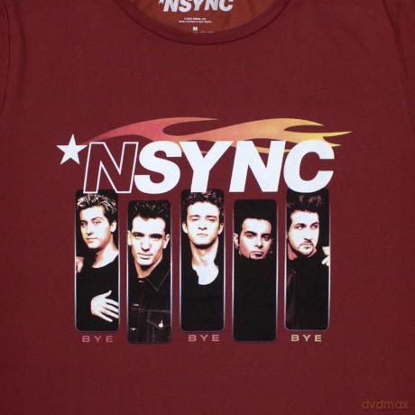 Nsync: NSYNC Ladies T-Shirt: Flame Logo (Red) (X-Large)