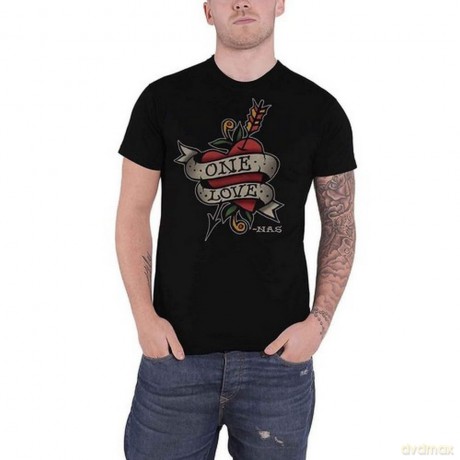 Nas: Men's Tee: Love Tattoo (Large)