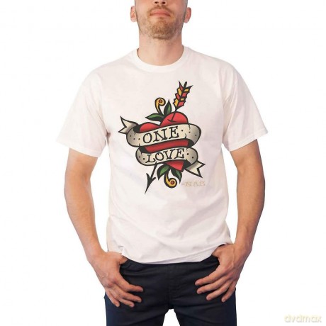 Nas: Men's Tee: Love Tattoo (Large)
