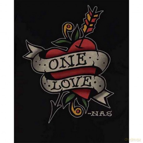 Nas: Men's Tee: Love Tattoo (Large)