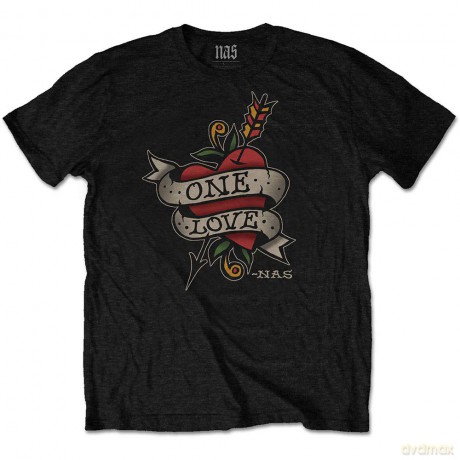 Nas: Men's Tee: Love Tattoo (Small)