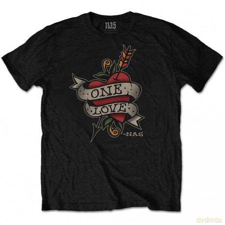 Nas: Men's Tee: Love Tattoo (XX-Large)