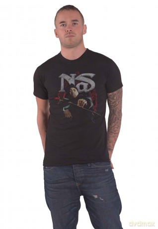 Nas: Men's Tee: Red Rose (XX-Large)