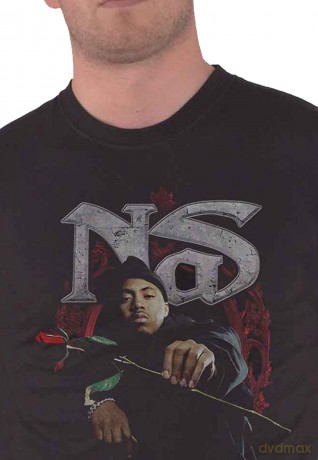Nas: Men's Tee: Red Rose (XX-Large)