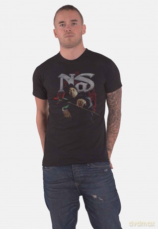 Nas: Men's Tee: Red Rose (XX-Large)