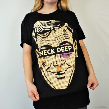 Neck Deep: Unisex T-Shirt: Ned (Black) (Small)