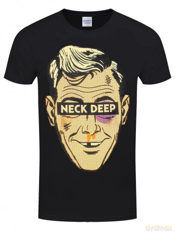 Neck Deep: Unisex T-Shirt: Ned (Black) (X-Large)