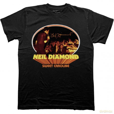 Neil Diamond: Unisex T-Shirt: Sweet Caroline Oval (Black) (XX-Large)