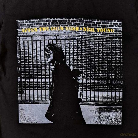 Neil Young: Unisex T-Shirt: After The Gold Rush (Black) (Embellished) (Large)