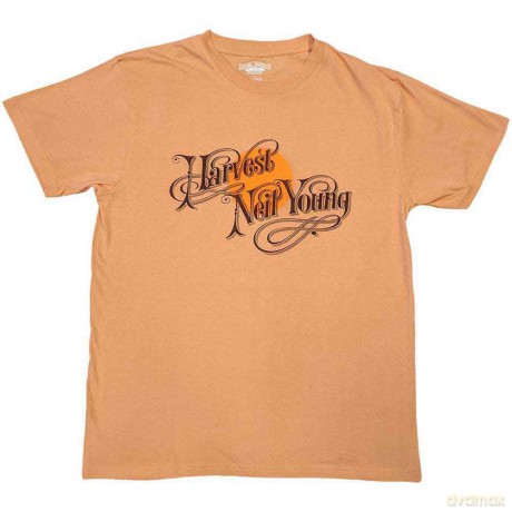 Neil Young: Unisex T-Shirt: Harvest (Old Gold) (Medium)