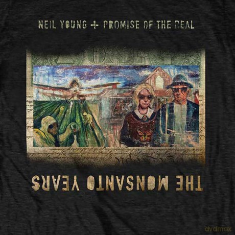 Neil Young: Unisex T-Shirt: Monsanto Years (Black) (Large)