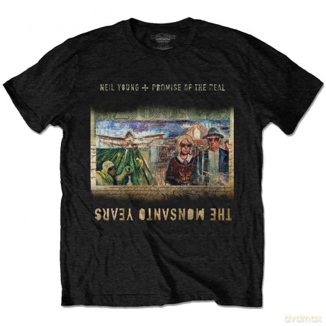 Neil Young: Unisex T-Shirt: Monsanto Years (Black) (Medium)