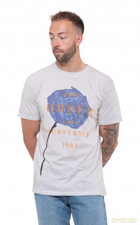 New Order: Unisex T-Shirt: Spring Substance (Natural (Grey/White Mineral Wash)) (Wash Collection) (Medium)