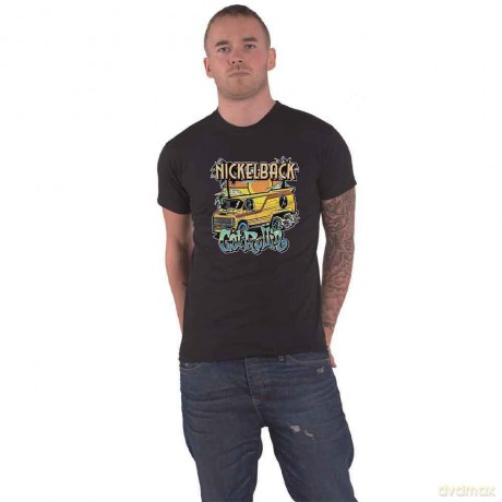 Nickelback: Unisex T-Shirt: Get Rollin' (Black) (Medium)