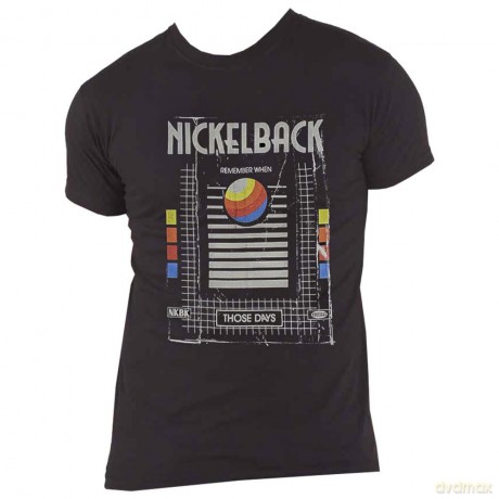 Nickelback: Unisex T-Shirt: Those Days VHS (Black) (Large)