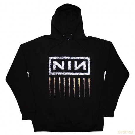 Nine Inch Nails: Unisex Pullover Hoodie: Downward Spiral (Black) (Small)