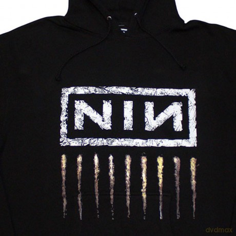 Nine Inch Nails: Unisex Pullover Hoodie: Downward Spiral (Black) (Small)