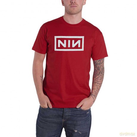 Nine Inch Nails: Unisex T-Shirt: Classic Logo (Red) (Small)