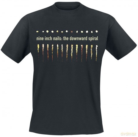 Nine Inch Nails: Unisex T-Shirt: Downward Spiral (Black) (Back Print) (Large)