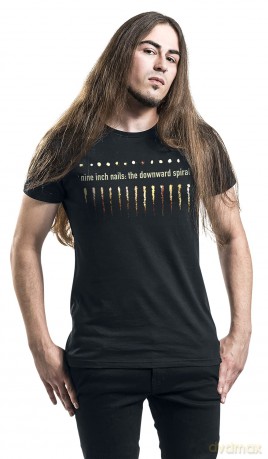 Nine Inch Nails: Unisex T-Shirt: Downward Spiral (Black) (Back Print) (Large)