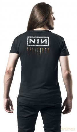Nine Inch Nails: Unisex T-Shirt: Downward Spiral (Black) (Back Print) (X-Large)