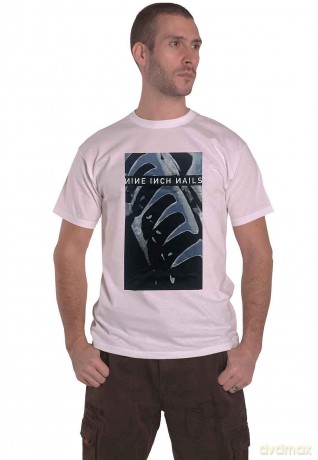 Nine Inch Nails: Unisex T-Shirt: Pretty Hate Machine (White) (Back Print) (Large)