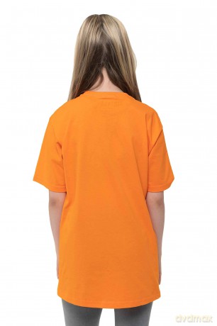Nirvana: Kids T-Shirt: White Happy Face (Orange) (13-14 Years)