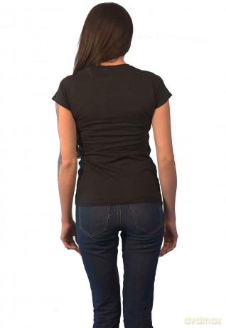 Nirvana: Ladies T-Shirt: Sorbet Ray Happy Face (Black) (14)