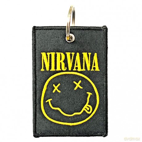 Nirvana: Patch Keychain: Happy Face (Double Sided)