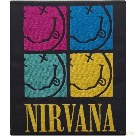Nirvana: Standard Patch: Happy Face Squares